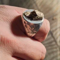 انگشتر نقره تاج