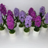 سنبل دست‌ساز پیپ‌پاک‌کن سفره هفت‌سین و دکور نوروز