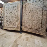 فرش آرشین سبز ۱۲۰۰ شانه نگارین بسکابادی|فرش|مشهد, امیر|دیوار