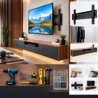 پایه تلویزیون حرفه ای همه اندازه ها