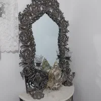 آینه شمعدان برنجی