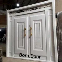 درب ضدسرقت دو لنگه آهنی درب ضد سرقت0060
