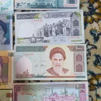 کلکسیون کامل اسکناس خشک و صاف بانک مرکزی ایران