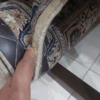 فرش نایین گل ابریشم