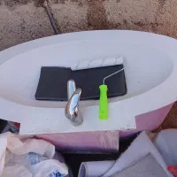 روشویی وباکس همراه با دوش تلفنی و سقفی|لوازم سرویس بهداشتی|ایوان, |دیوار