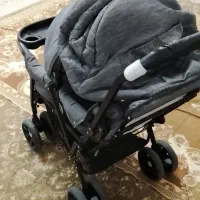 کالسکه دوقلو و میز غذا|کالسکه و لوازم جانبی|کرمانشاه, |دیوار