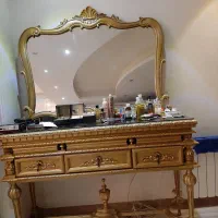 اینه و کنسول چوب راش|بوفه، ویترین، کنسول|ارومیه, |دیوار