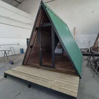 کلبه سوئیسی دارای دستشویی و حمام آماده نصب
