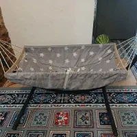روروئک موزیکال دلیجان،پشه بند چتری،گهواره سنتی بان|اسباب و اثاث بچه|محمودآباد, |دیوار