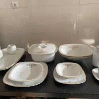 سرویس چینی زرین12نفره|ظروف سرو و پذیرایی|پاوه, |دیوار