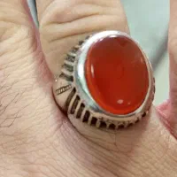 انگشتر عقیق یمنی کهنه