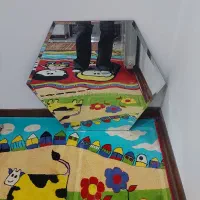 آینه شش ضلعی دکوراتیو