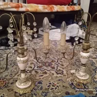 شمعدانی رومیزی برنجی|کلکسیون اشیاء عتیقه|تهران, بهار|دیوار