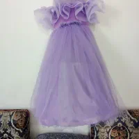 لباس تور دخترانه درحد نو دوبار تن رفته سایز 8