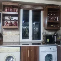 کابینت ام دی اف کامل به همراه سینک و گاز صفحه وهود|آب‌چکان و نظم‌دهنده ظروف|ملایر, |دیوار