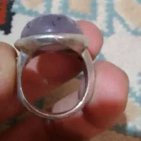 انگشتر عقیق کبود کار دست|جواهرات|سمنان, |دیوار