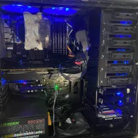 کامپیوتر گیمینگ با گرافیک ۸ گیگ rx580 سه فن|رایانه رومیزی|رشت, گلباغ نماز|دیوار