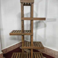 پایه گل چوبی