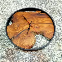 ساعت دیواری چوب روستیک