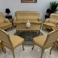 سرویس مبلمان و نهارخوری پشت تخت فرانسوی|مبلمان خانگی و میز عسلی|تهران, اختیاریه|دیوار