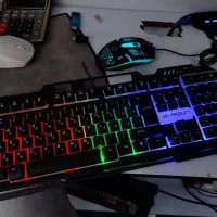 ماوس و کیبورد گیمینگ rgb دار آک|قطعات و لوازم جانبی رایانه|تبریز, |دیوار