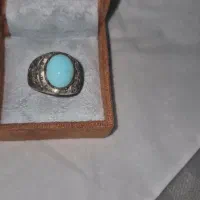 انگشتر فیروزه نیشابور پاک دست ساز