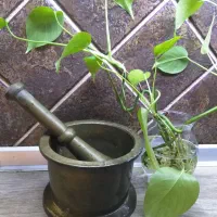 هاون برنجی قدیمی 5 کیلویی