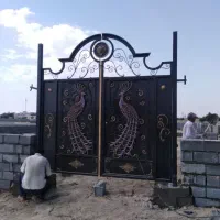 پارکینگ در حیاط درب باغی اهنی انبار پنجره upvc پله|مصالح و تجهیزات ساختمان|احمدآبادمستوفی, |دیوار