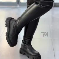 بوت جورایی چرم لژدار سایز ۳۸ نو