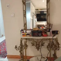 فروشنده،خریدار آینه شمعدان برنجی (برنز)