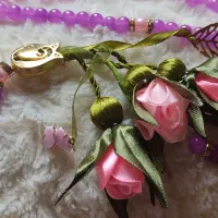 تسبیح با گل روبانی|زیورآلات و اکسسوری|لاران, |دیوار