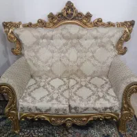ست مبلمان ۷نفره سلطنتی ویک دست میز عسلی|مبلمان خانگی و میز عسلی|فومن, |دیوار