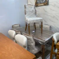 میز نهار خوری چستر شیش نفره فروش ویژه|میز و صندلی غذاخوری|اصفهان, رهنان|دیوار