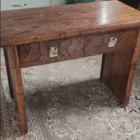 میز تمام چوب کشودار