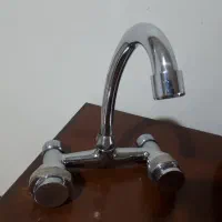 شیر ظرفشویی برنجی خوش دست در حد نو زیر قیمت