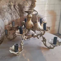 لوستر برنجی|لوستر و چراغ آویز|تهران, جردن|دیوار