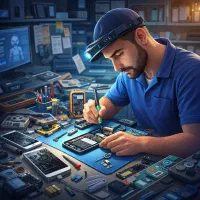 تعمیرات موبایل و برد های الکترونیکی