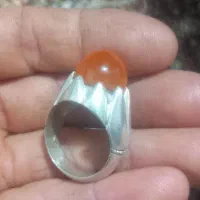 انگشتر عقیق پرتقالی|جواهرات|نقده, |دیوار