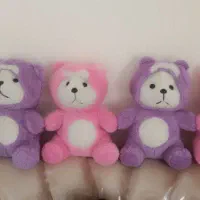 عروسک خرس کلاه دار۴۰سانتی