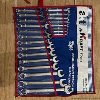 مجموعه 22عددی آچار تخت و رینگی