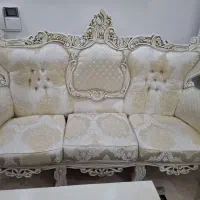 مبل 7نفره کاملا نو همراه با میزناهار خوری،تمام چوب|مبلمان خانگی و میز عسلی|تهران, سازمان آب|دیوار