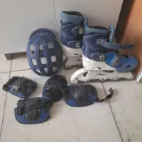 اسکیت با کلا ودست بندوپاپند