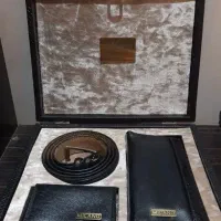 ست کیف و کمربند چرم