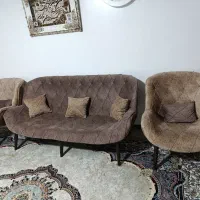 مبل 7نفره راحتی به همراه عسلی و میز ناهار خوری ست|مبلمان خانگی و میز عسلی|ابهر, |دیوار