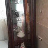 مبل هفت نفره و بوفه چوبی|مبلمان خانگی و میز عسلی|آشخانه, |دیوار