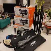 تجهیزات کامل نور فلاش سافت باکس و ... GODOX|دوربین عکاسی و فیلمبرداری|تهران, تهرانپارس غربی|دیوار