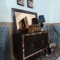 آیینه کنسول قهوه ای