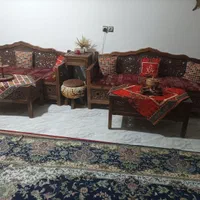 تخت سنتی s....۱۲۰|مبلمان خانگی و میز عسلی|اصفهان, باغ فردوس|دیوار