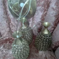 لوسترسقفی سه شاخه ای کریستال