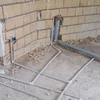 لوله کشی آب وفاضلاب ساختمان|خدمات پیشه و مهارت|رشت, خرسندی|دیوار